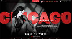Desktop Screenshot of chicagothemusical.com